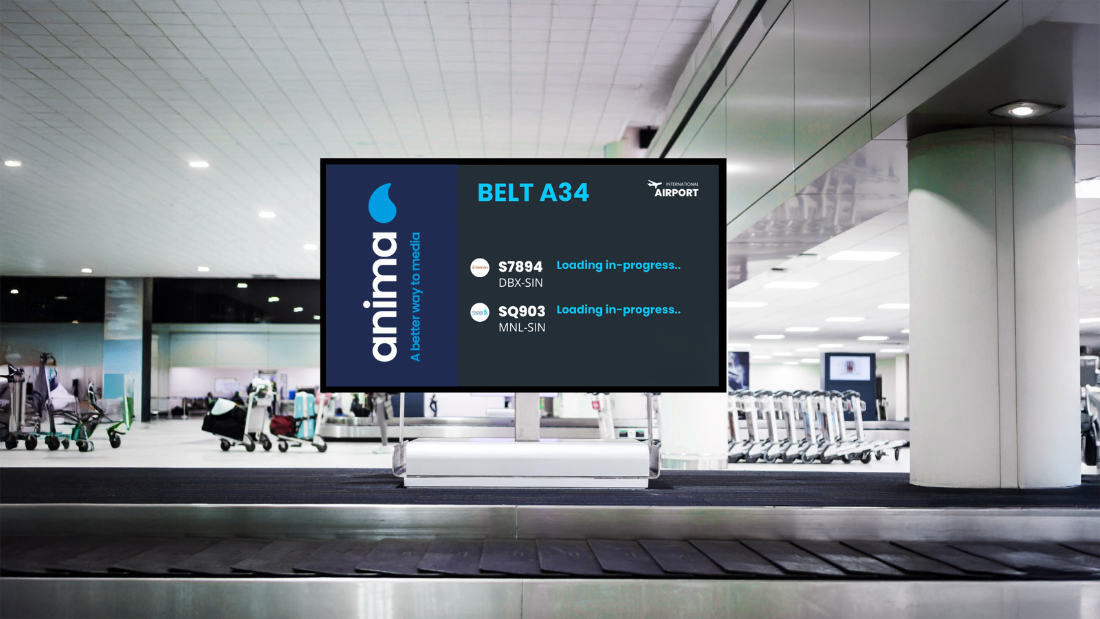 Publicidad Digital Dinámica en Aeropuertos